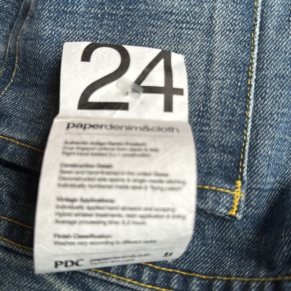 NWT Paper Denim & Cloth Old‎ Vintage 100% Cotton Jeans - Picture 9 of 9